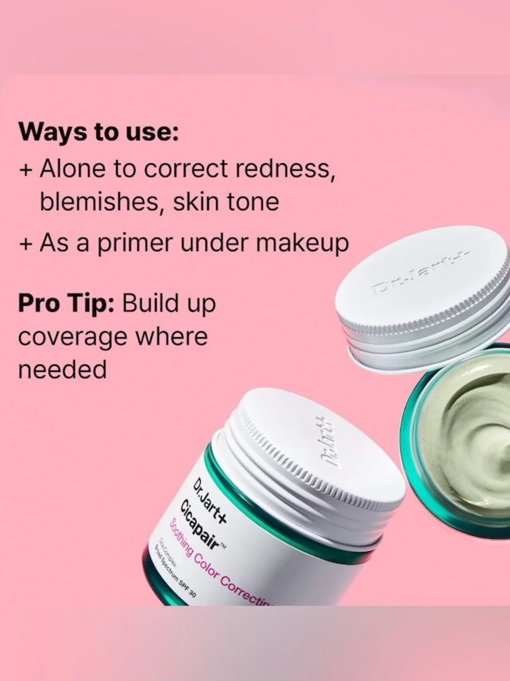 Dr. Jart+ Cicapair Soothing Color Correcting Treatment F/S NEW in SEALED BOX!